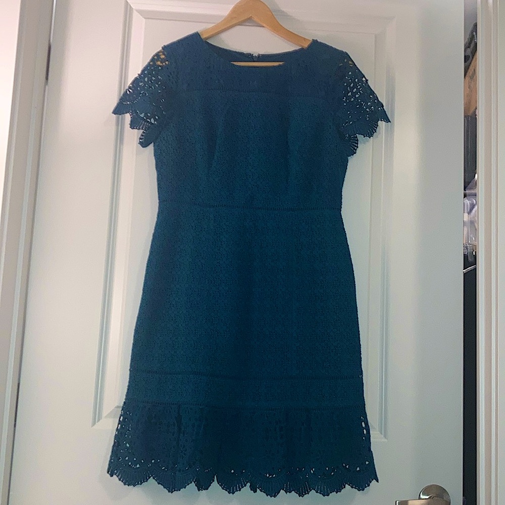 Teal blue Talbots dress size 6P